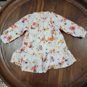 Cat and Jack Floral Print Dress With Liner. 12 month